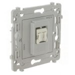 Prise rj45 simple cat. 5e ftp 9pts 1 poste grade 1 hager kallysta