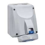 Prise saillie fixe - legrand - p17 - ip67 / 67 - 2p + t - 16a 200v � 250v