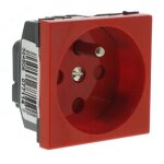 Prise simple 2p + t� d�trompage bornes � vis mosaic