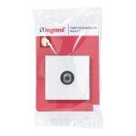 Prise tv legrand type 'f'  visser mosaic blanc 2 modules