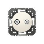 Prise tv - sat blanc compo