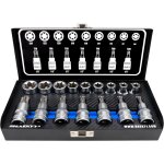 Professional 16 pièces jeu de douilles torx d'embouts i jeu d'écrous i t30 - t70 55mm de long i e10 - ... Professional 16 pièces jeu de douilles torx d'embouts i jeu d'écrous i t30 - t70 55mm de long i e10 - ...