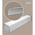 Profhome 650243 - box 1 carton 4 pi�ces corniche moulure de plafond design moderne 8 m