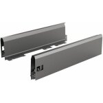 Profils arcitech - hauteur 126 mm - anthracite - l350 mm hettich