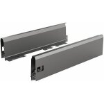 Profils arcitech - hauteur 126 mm - anthracite - l400 mm hettich