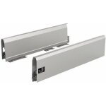 Profils arcitech - hauteur 126 mm - argent - l300 mm hettich