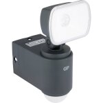 Projecteur led extérieur avec détecteur de mouvements blanc neutre gp batteries rf1. 1 noir Projecteur led extérieur avec détecteur de mouvements blanc neutre gp batteries rf1. 1 noir
