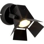 Projecteur mural brilliant movie gu10 5 w noir (mat) Projecteur mural brilliant movie gu10 5 w noir (mat)