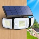 Projecteur solaire extrieur solaire projecteur led extrieur 6000mah batterie extrieure 1200lm puissant ...