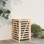 Prolenta premium - abri pour poubelle sur roulettes 84x90x128, 5 cm bois massif pin