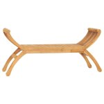 Prolenta premium - banc de jardin 126 cm bois de teck solide