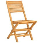 Prolenta premium - chaises de jardin pliantes lot de 2 47x62x90cm bois massif teck