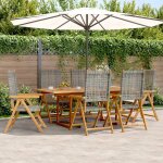 Prolenta premium - chaises de jardin pliantes lot de 6 47x47x89cm bois massif teck
