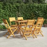 Prolenta premium - chaises de jardin pliantes lot de 6 47x61x90cm bois massif teck