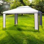 Prolenta premium - chapiteau de jardin blanc 3 x 4 m