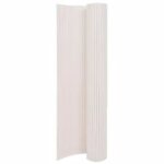 Prolenta premium - cl�ture de jardin double face 110x300 cm blanc