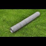 Prolenta premium - grillage pour voli�re acier galvanis� 25 x 0, 5 m argent�