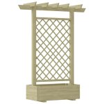 Prolenta premium - jardinière pergola 162 x 56 x 204 cm bois Prolenta premium - jardinière pergola 162 x 56 x 204 cm bois