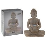 Prolenta premium - lampe solaire buddha pierre poly