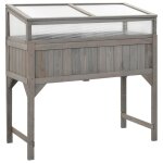 Prolenta premium - lit sur�lev� avec serre 110x54x120 cm bois de sapin massif