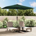 Prolenta premium - parasol 200 x 300 cm vert rectangulaire
