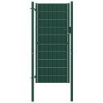 Prolenta premium - portail de clôture pvc et acier 100x124 cm vert Prolenta premium - portail de clôture pvc et acier 100x124 cm vert