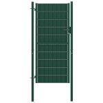 Prolenta premium - portail de clôture pvc et acier 100x204 cm vert Prolenta premium - portail de clôture pvc et acier 100x204 cm vert