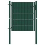Prolenta premium - portail de clôture pvc et acier 100x81 cm vert Prolenta premium - portail de clôture pvc et acier 100x81 cm vert
