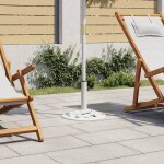 Prolenta premium - socle de parasol blanc 9 kg 40 cm fonte