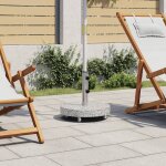 Prolenta premium - socle de parasol granite 30 kg rond gris