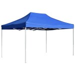 Prolenta premium - tente de r�ception pliable aluminium 4, 5x3 m bleu