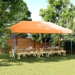 Prolenta premium - tente de r�ception pliable escamotable orange 580x292x315 cm