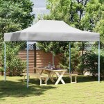 Prolenta premium - tente de r�ception pliable professionnelle 280x410x315 cm acier blanc