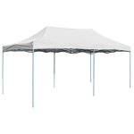 Prolenta premium - tente de rception pliable professionnelle 3x6 m acier blanc