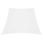 Prolenta premium - voile de parasol tissu oxford trap�ze 2 / 4x3 m blanc