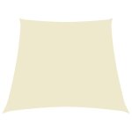 Prolenta premium - voile de parasol tissu oxford trap�ze 2 / 4x3 m cr�me