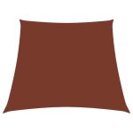 Prolenta premium - voile de parasol tissu oxford trap�ze 3 / 4x3 m terre cuite
