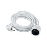 Prolongateur c�ble souple blanc 5m
