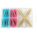 Prolongateurs thermoretractables rouges jaunes bleus - coffret 52 pcs