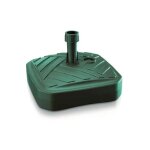 Pied de parasol - prosperplast - carr� - poly�thyl�ne - 39 x 39 x 13 cm - vert