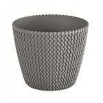Prosperplast pot rond sploty - � 295 mm - vieille pierre