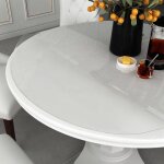 Protecteur de table transparent ? 60 cm 2 mm pvc