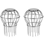 Protections de goutti�re en acier inoxydable 304, garde les tuyaux de descente de goutti�re a l'abri ...