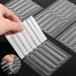 Protection poignee porte - lot de 50 protge poigne porte transparents et protege mur pour poigne de ...