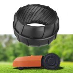 Protection de roue xl pour tondeuse  gazon robot worx, roue avant, rglage de profil, s300, m500, m700, ...