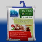 Prot�ge matelas - al�se b�b� imperm�able molleton 100% coton 165gr - m2 celine - 60x120cm