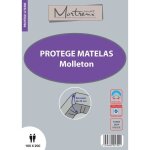 Prot�ge matelas - mortreux - 160 x 200 cm - 100% coton - bonnets extensibles - lavable a 40