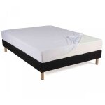 Prot�ge matelas - molleton - blanc - 100% coton - 90x190 cm - anti - acarien