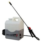 Pulv�risateur �lectrique powerjet 2 projette � 10 m�tres de haut. autonomie de la batterie