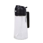 Pulvrisateur d'huile 470 ml 2 en 1 transparent pais tanche grande capacit poigne ergonomique distributeur ...